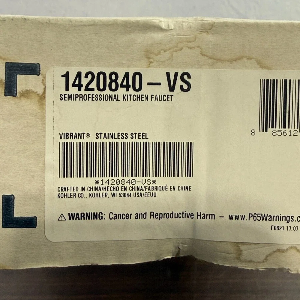 Kohler 1420840-VS Semiprofessional Kitchen Faucet Vibrant Stainless Steel
